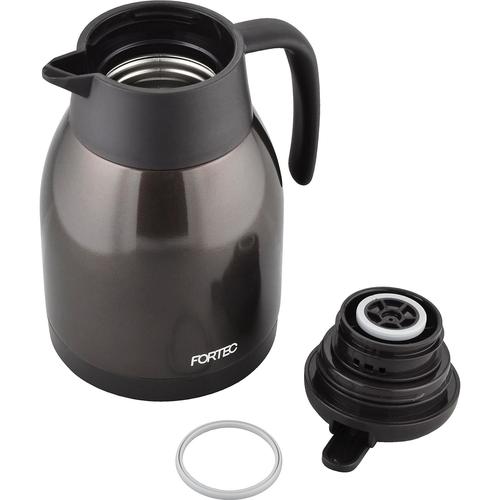 卓上ポット レバー式栓 1.4L ブラウン