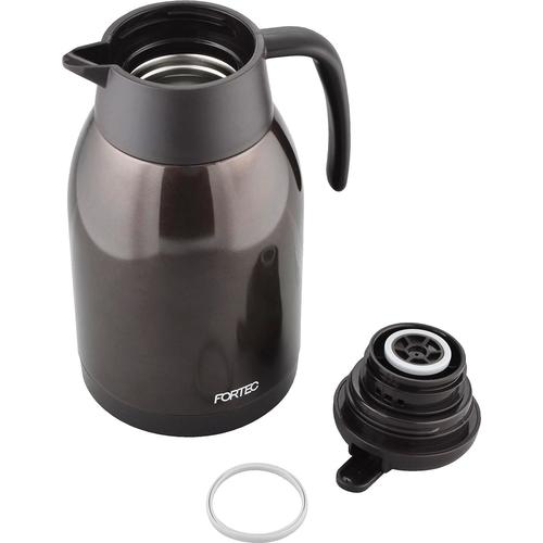 卓上ポット レバー式栓 1.9L ブラウン