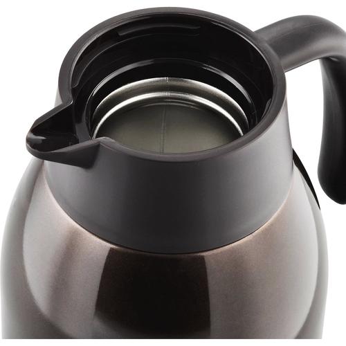 卓上ポット レバー式栓 1.9L ブラウン