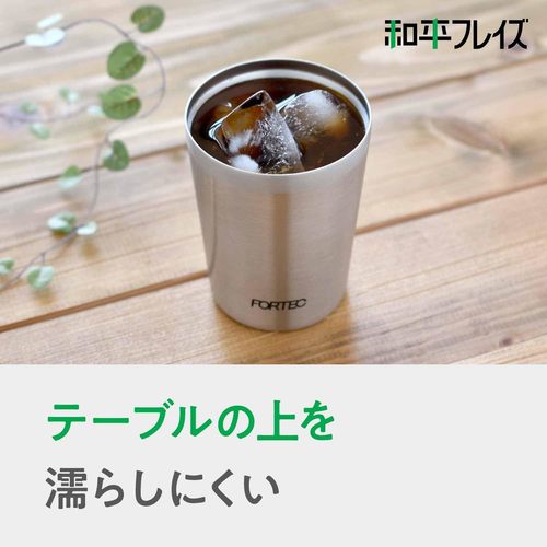 ステンレスタンブラー250mlフォルテック2セット