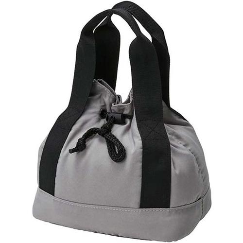 巾着にもなる保冷ランチバッグ LG