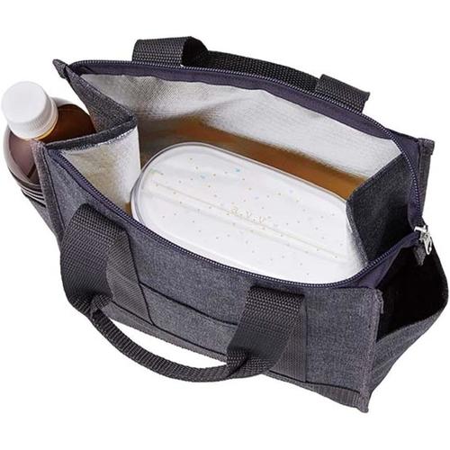 保冷弁当袋角型 グレー