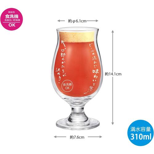 ビヤーグラス あじわい310ml 3セット