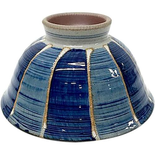 飯碗大 一珍二色十草紺 2セット