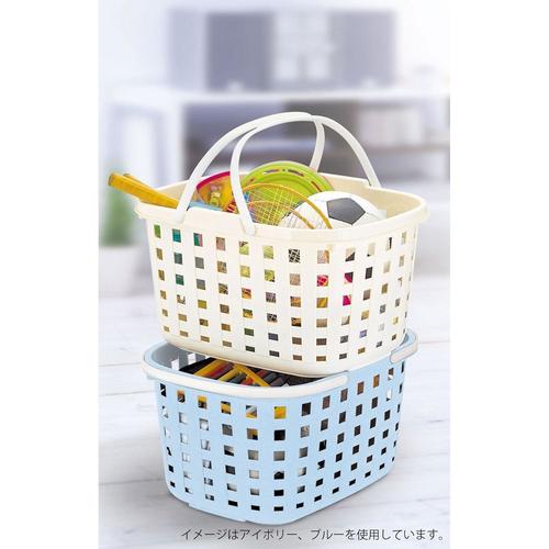 スタッキングバスケット グリーン 2セット