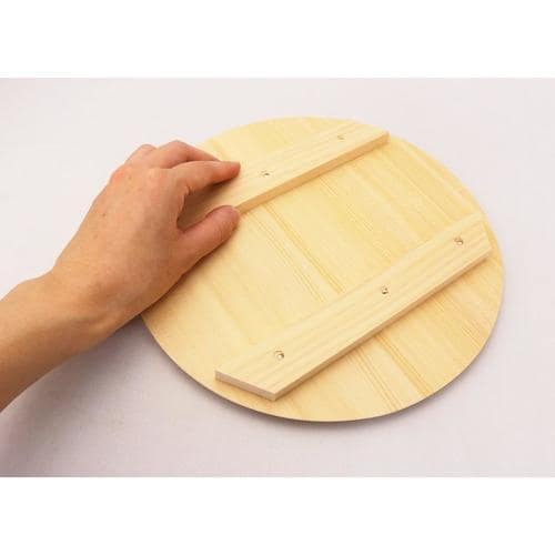 樹婦人漬物用押し蓋 木製 直径20cm 2セット