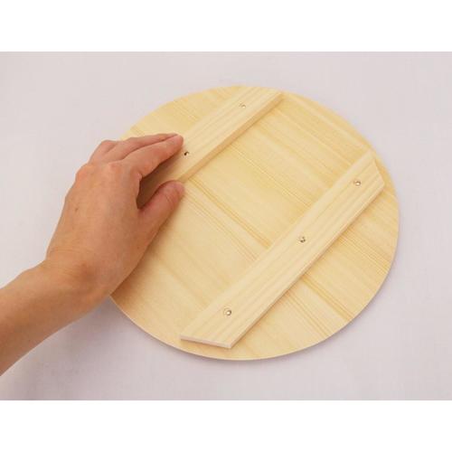 樹婦人漬物用押し蓋 木製 直径24cm 2セット