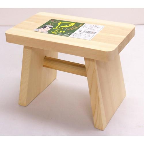 天然木 風呂椅子 L