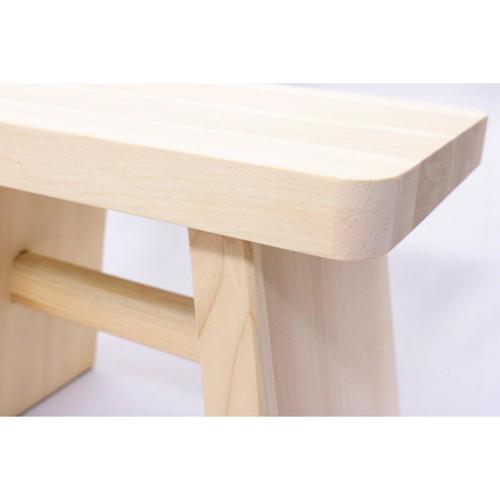 天然木 風呂椅子 L