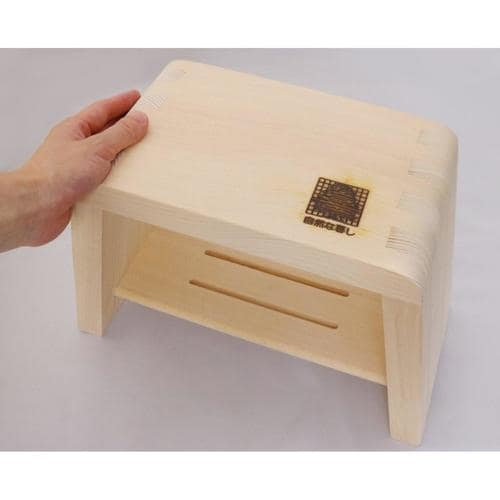 風呂椅子 木製 余湯派 湯殿腰掛 大