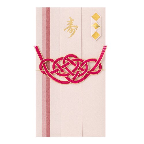 祝儀袋/金封 結婚祝 染め紙 桜 5セット