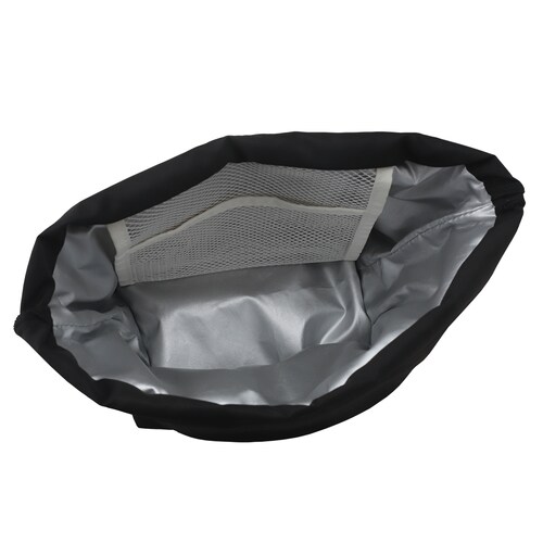 舟形ランチバッグ ブラック