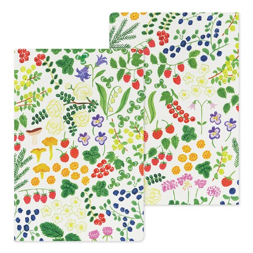 ノート B6ゆるログ5mmドット方眼北欧 2セット