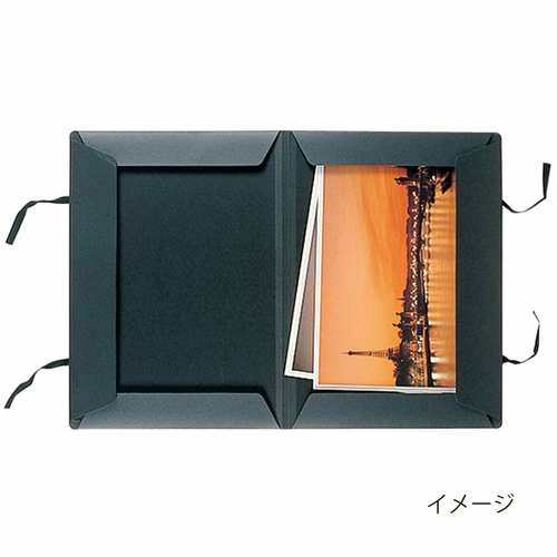 ポートフォリオ B3 カラーボード紙 黒