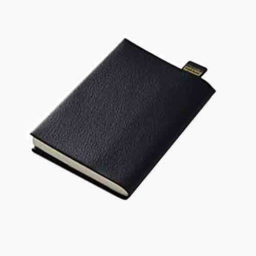 皮革調ブックカバー新書判サイズ(大) 黒 2セット