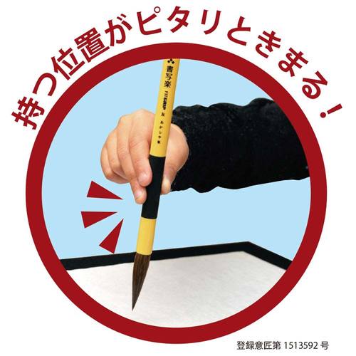 入門用書写筆フィットグリップ二本組A ×2