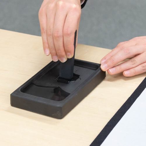 本石 天平硯 五三寸 ×2