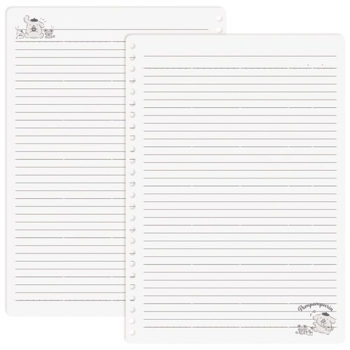 ルーズリーフB5 6.5mm罫26穴 5セット