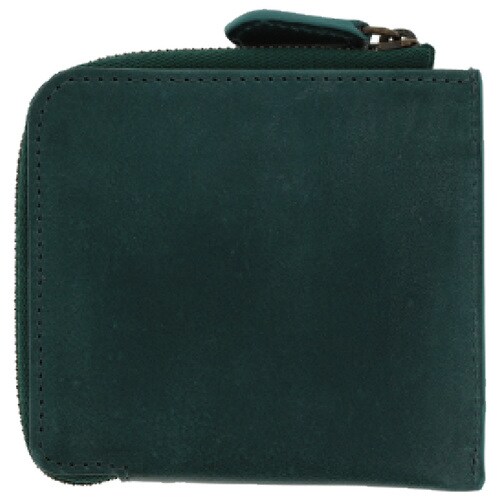 シルヴァノ・ビアジーニ 牛革 ミニ財布 グリーン