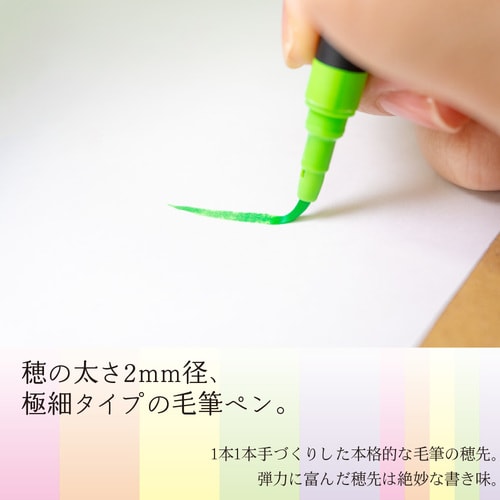 極細毛筆「彩」ThinLINE neon 5セット