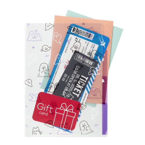 クリアホルダー A5 おばけ柄 10セット