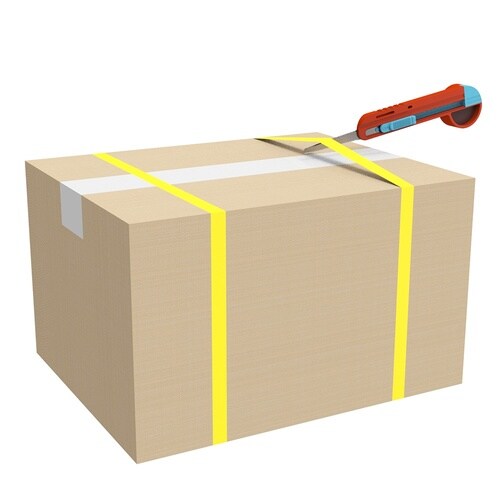 メジャーが付いたギザノコ刃カッター 2セット