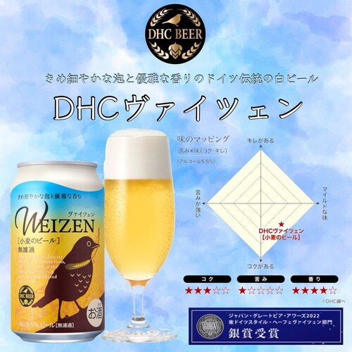 DHCビール ラガー×ホワイト(3缶・3瓶セット)
