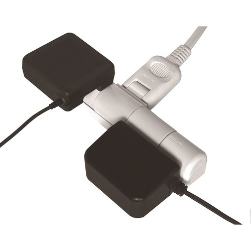 回転タップ3口壁コンセント