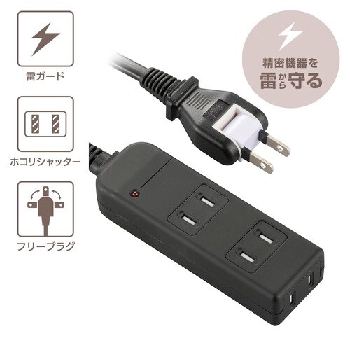 3口3mタップ黒TKSFK22