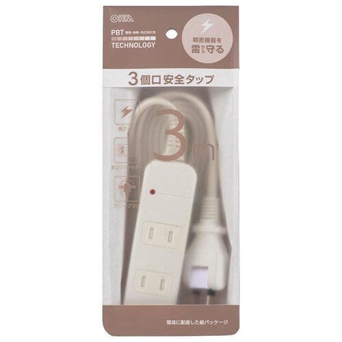 3口3mタップTKSFW22