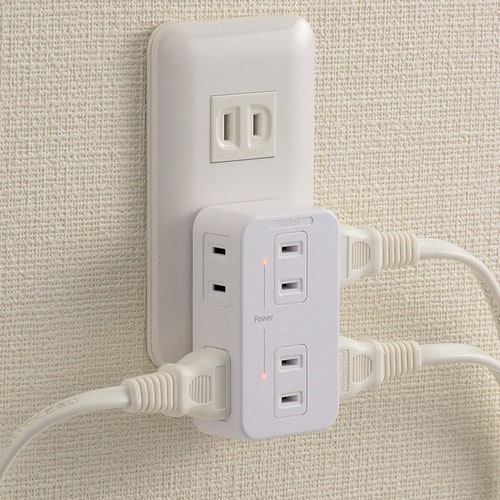 発煙ガードタップ6口 HS3