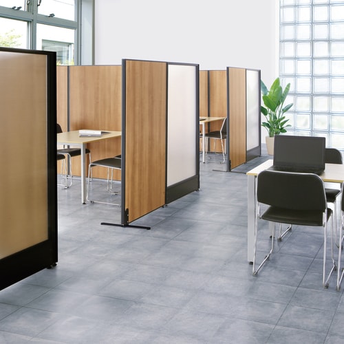 ポリカローパーテーションBK 高さ1600幅900