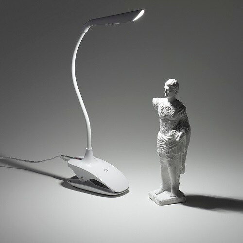 調光式フレキシブルクリップライトホワイト