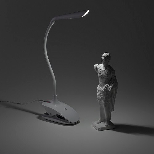 調光式フレキシブルクリップライトホワイト