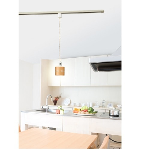 ウッドセードダクトペンダントライトナチュラルウッド