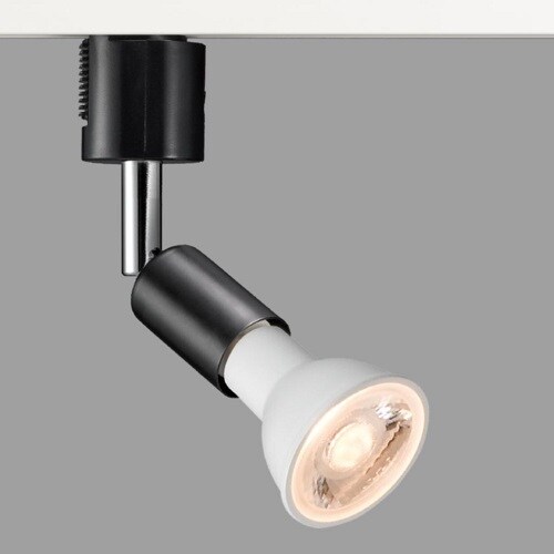 スポットライトショートE11電球なし2個入り黒