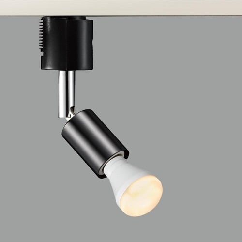 スポットライトショートE17電球なし黒