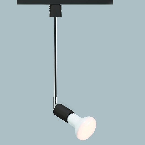 スポットライトロング黒E26電球なし