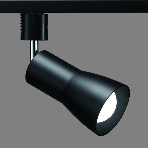 セード付スポットライトE26電球なし2個入り黒