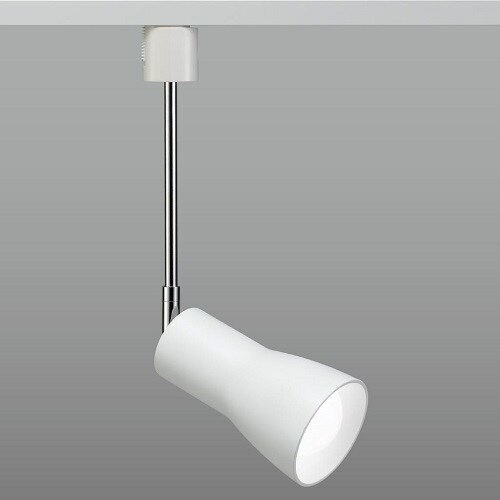 セード付スポットライトロングE26電球なし白