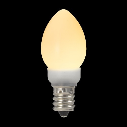 ローソク形LEDランプ電球色E12ホワイト