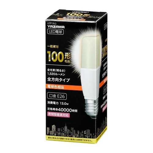 T形LED 100W形 E26 電球色