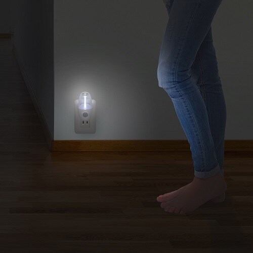 LEDセンサーナイトライトホワイト2個