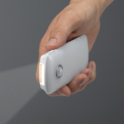 無接点充電式人感明暗ナイトライト小ホワイト