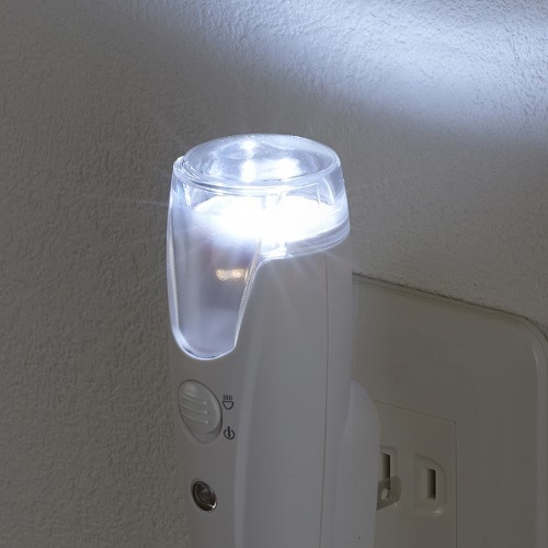 充電式LEDセンサーナイトライトホワイト