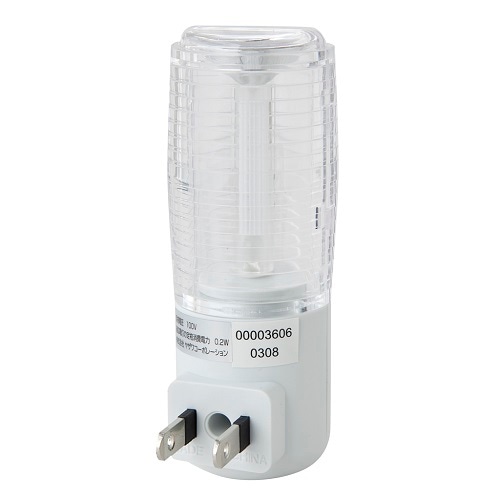 センサーナイトライトアンバー色LED1灯