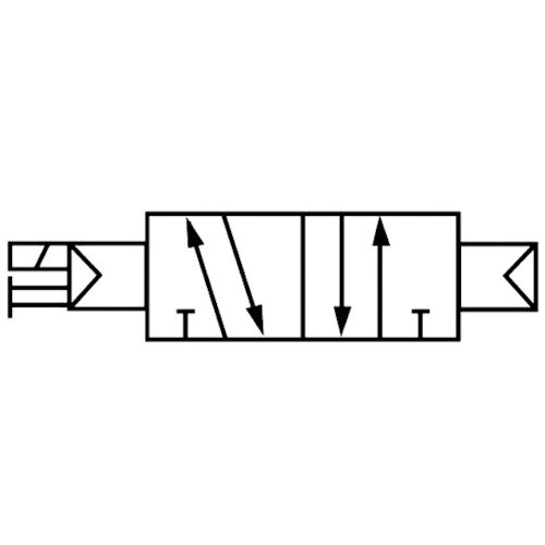 CKD パイロット式5ポート弁 ダイレクト配管