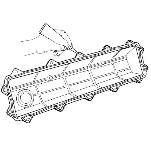 Permatex シリコン系耐油ガスケット グレー