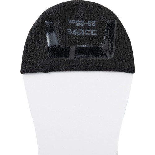 オカモト ココピタ無地浅履き丸編み23−25ブラッ