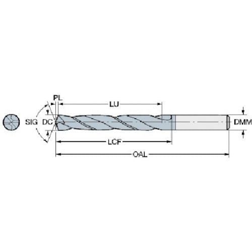 サンドビック コロドリル460 超硬ソリッドドリル